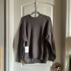 NWT Sunday best S gray  sweater